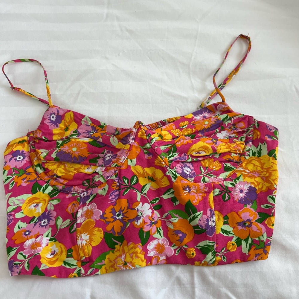 Zara floral top